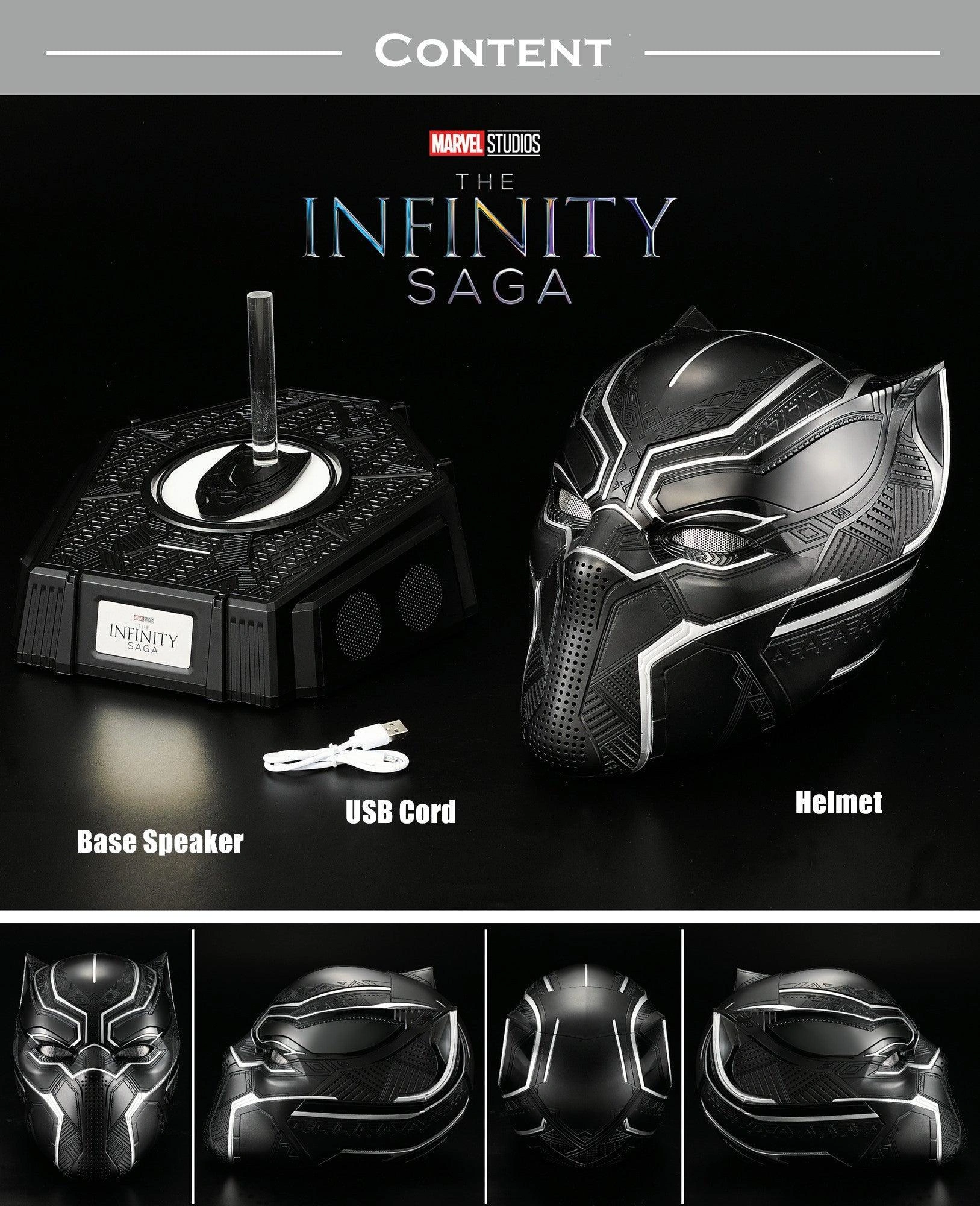 Wakanda Forever Black Panther Helmet Replica with Sound