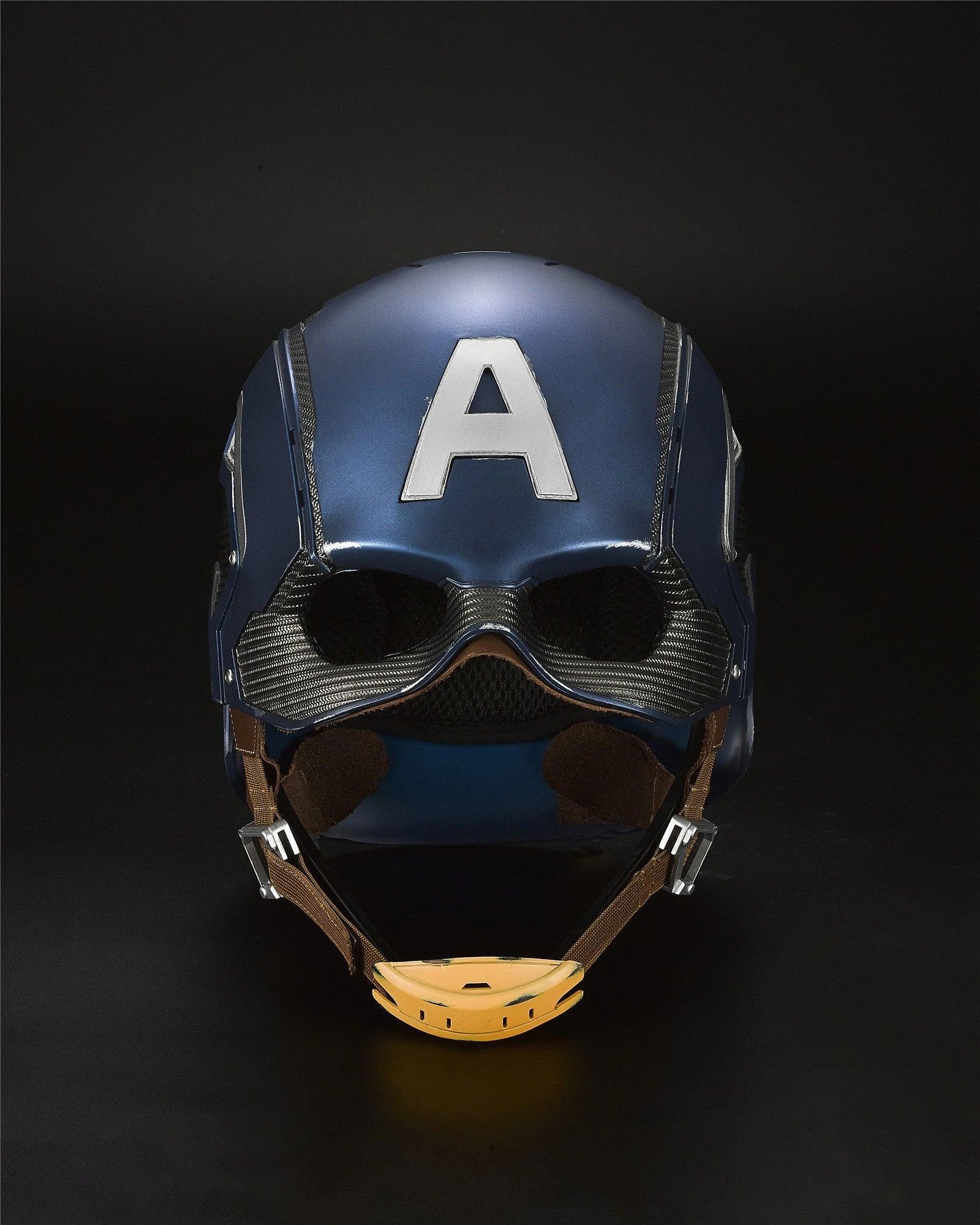 Avengers Assemble: Premium Captain America Head Mask - Enhanced Audio Edition!