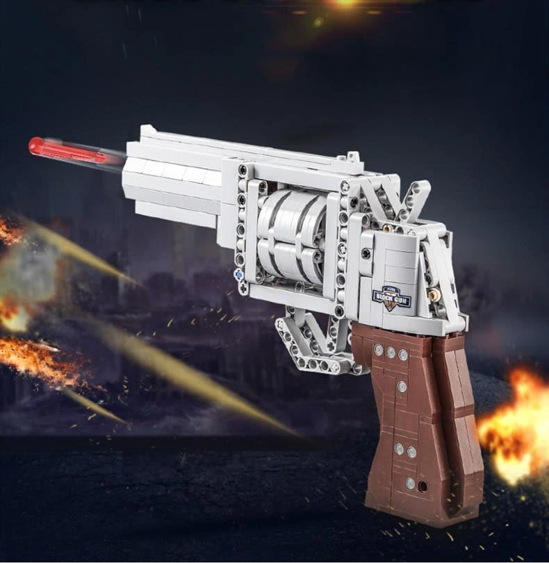 Colt Magnum Replica Building Blocks Gun Model Kit